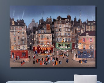 Micheal Delacroix Canvas Wall Art, Micheal Delacroix Summer Evening Canvas Art, Reproduction Print, Canvas/Panel Home&Office Decor Gift 2