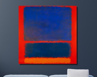 Mark Rothko Blue, Orange, Red, 1961 Art Print, Mark Rothko Canvas