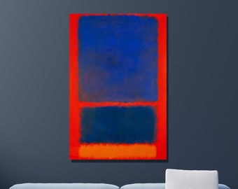 Mark Rothko Blue, Orange, Red, 1961 Art Print, Mark Rothko Canvas