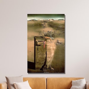 Salvador Dali Canvas Wall Art, Salvador Dali Spain Art Print, Salvador Dali Exhibition Poster Print, Reproduction Art, Home&Office Decor 7