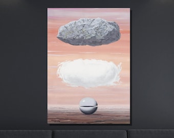 René Magritte Canvas Print: The Familiar World, Abstract Surrealist Art