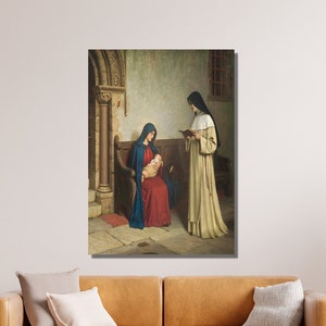 Edmund Blair Leighton Canvas Wall Art, Edmund Blair Leighton Maternity Art, Reproduction, Canvas/Panel Home&Office Decor Gift 5