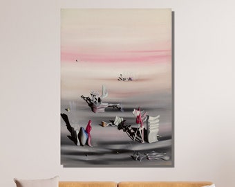 1973 年、イヴ・タンギーによるオリジナル ヴィンテージ プリント