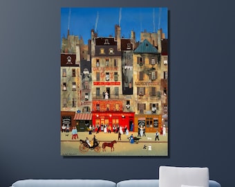 Micheal Delacroix Canvas Wall Art, Micheal Delacroix Summer Evening Canvas Art, Reproduction Print, Canvas/Panel Home&Office Decor Gift 1