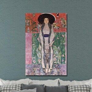 Gustav Klimt Canvas Wall Art, Gustav Klimt Portrait of Adele Bloch-Bauer Art, Gustav Klimt Artwork,Symbolism Art, Home&Office Decor Gift 31