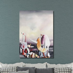 Yves Tanguy Canvas Wall Art, Yves Tanguy Surrealism Art, Tanguy Artwork ,Reproduction Print, Canvas/Panel Home&Office Decor Gift 1