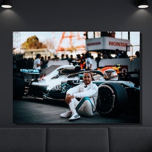 Lewis Hamilton Formula One, F1 Mercedes Lewis Hamilton Poster, Home Decor, Reproduction Art, F1 Fan Gift,Hamilton Poster Hamilton Wall Art 1