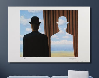 Impresión de René Magritte Décalcomanie, arte de pared de lienzo surrealista