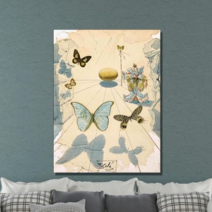 Salvador Dali Canvas Wall Art Surrealism Art, Venus Butterfly by Salvador Dali Print, Reproduction Art, Home&Office Decor Gift 5