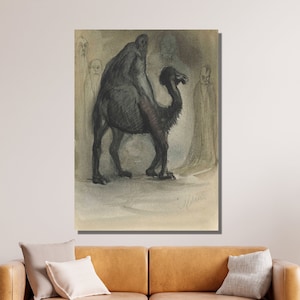 Alfred Kubin &quot;The Trip&quot; Canvas Art Print: Home Decor Gift