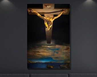 Salvador Dali Canvas Wall Art, Christ of St John of the Cross by Salvador Dali, Salvador Dali Poster and Panel, Home&Office Wall Decor 33