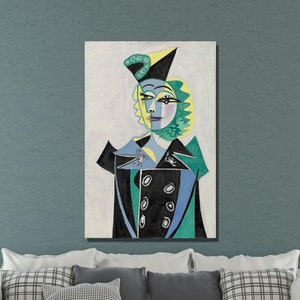 Pablo Picasso Canvas Wall Art, Pablo Picasso Portrait of Nush Eluard Print, Reproduction Print, Surrealism Art, Home&Office Wall Decor 15
