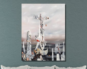 1973 年、イヴ・タンギーによるオリジナル ヴィンテージ プリント