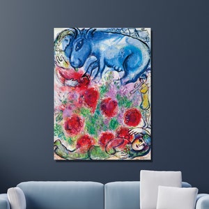Marc Chagall Canvas Print: Expressionism Art, Home & Office Decor