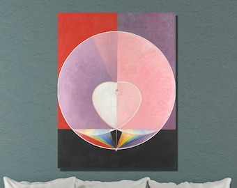 Poster D'art Hilma Af Klint - Œuvre 'No. 9 Old Age' 1907 - Plusieurs Tailles (12x16 à 24x36), Neuf, Imprimé En Irlande