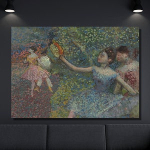エドガー・ドガ タンバリンダンサー キャンバスアート、複製プリント、エドガー・ドガ キャンバス ウォールアート、エドガー・ドガ アートワーク、ホームデコレーション ウォールアート ギフト 6