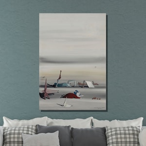 Yves Tanguy Canvas Wall Art, Yves Tanguy Untitled 1936 Canvas Art, Tanguy Artwork, Reproduction Print, Canvas/Panel Home&Office Decor Gift26
