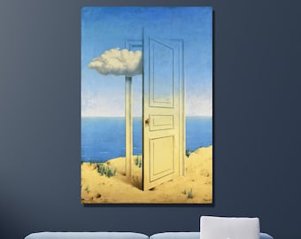 René Magritte "The Victory" Canvas Print, Surrealist Wall Art