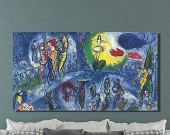 Marc Chagall Canvas Wall Art ,Marc Chagall Le Grand Cirque, Expressionism, Marc Chagall Canvas Wall Art, Canvas Poster/Panel Home Decor 37