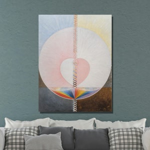 Hilma af Klint Canvas Wall Art, Hilma af Klint The Dove No.1 Art Print, Abstract Art, Klint Painting Exhibition, Canvas Home&Office Decor 2