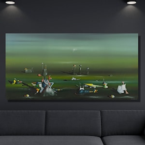 Yves Tanguy Time and Again Art, Yves Tanguy Canvas Wall Art, Tanguy Artwork, Reproduction Print, Canvas/Panel Home&Office Decor Gift 24