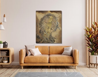 Salvador Dali Raphaelesque Head Exploding, Surrealism Art, Salvador Dali Exhibition Poster Print, Salvador Dali Home&Office Decor Gift 3
