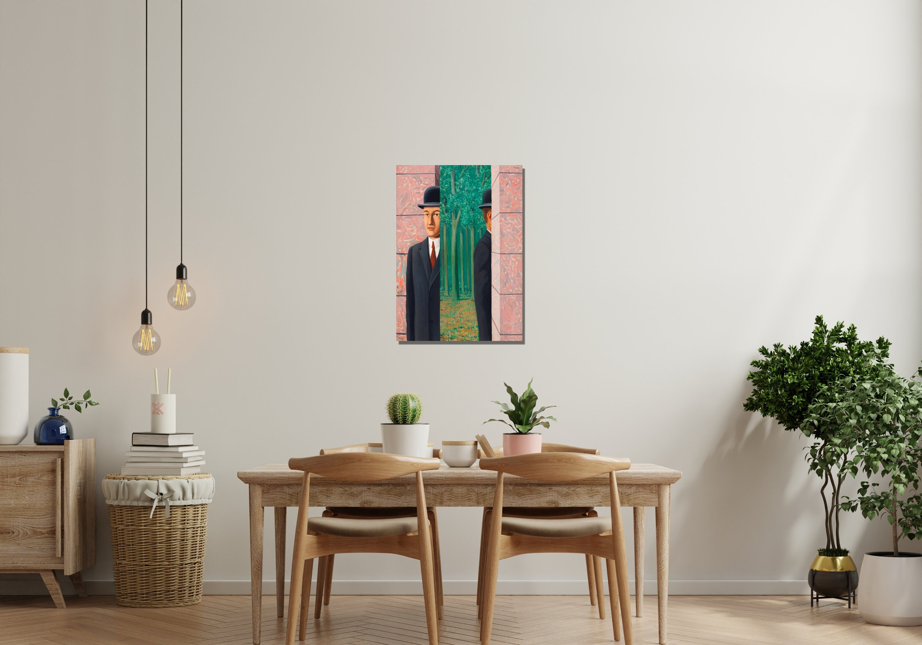 René Magritte 'the Common Place' Surrealist Canvas Art Print - Etsy