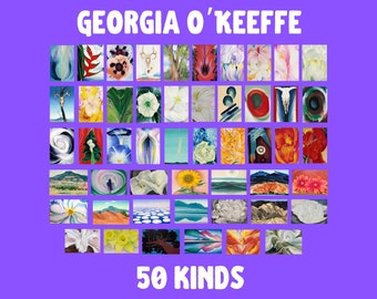 Georgia O'Keeffe Canvas Wall Art, Canvas Poster/Panel Home Wall Decor, O'Keeffe Artwork, Choose Your Favorite Georgia O'Keeffe Artwork