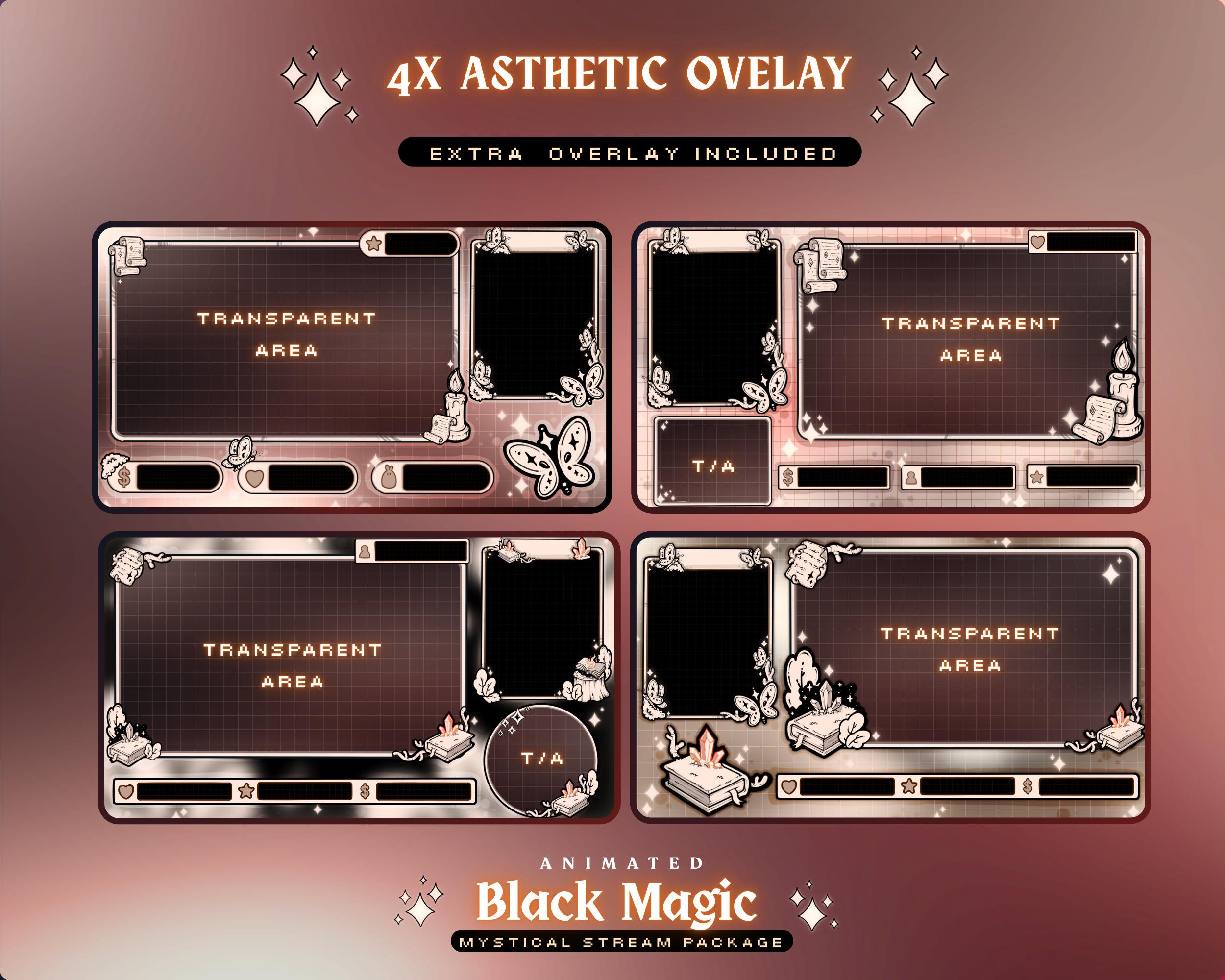Black Magic Stream Package for Twitch | Witchy Mystical Theme ...