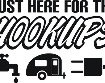 SixtyTwo24 Balls Deep In This Hitch Double Axle Decal- {Black} 5 Funny RV Camper