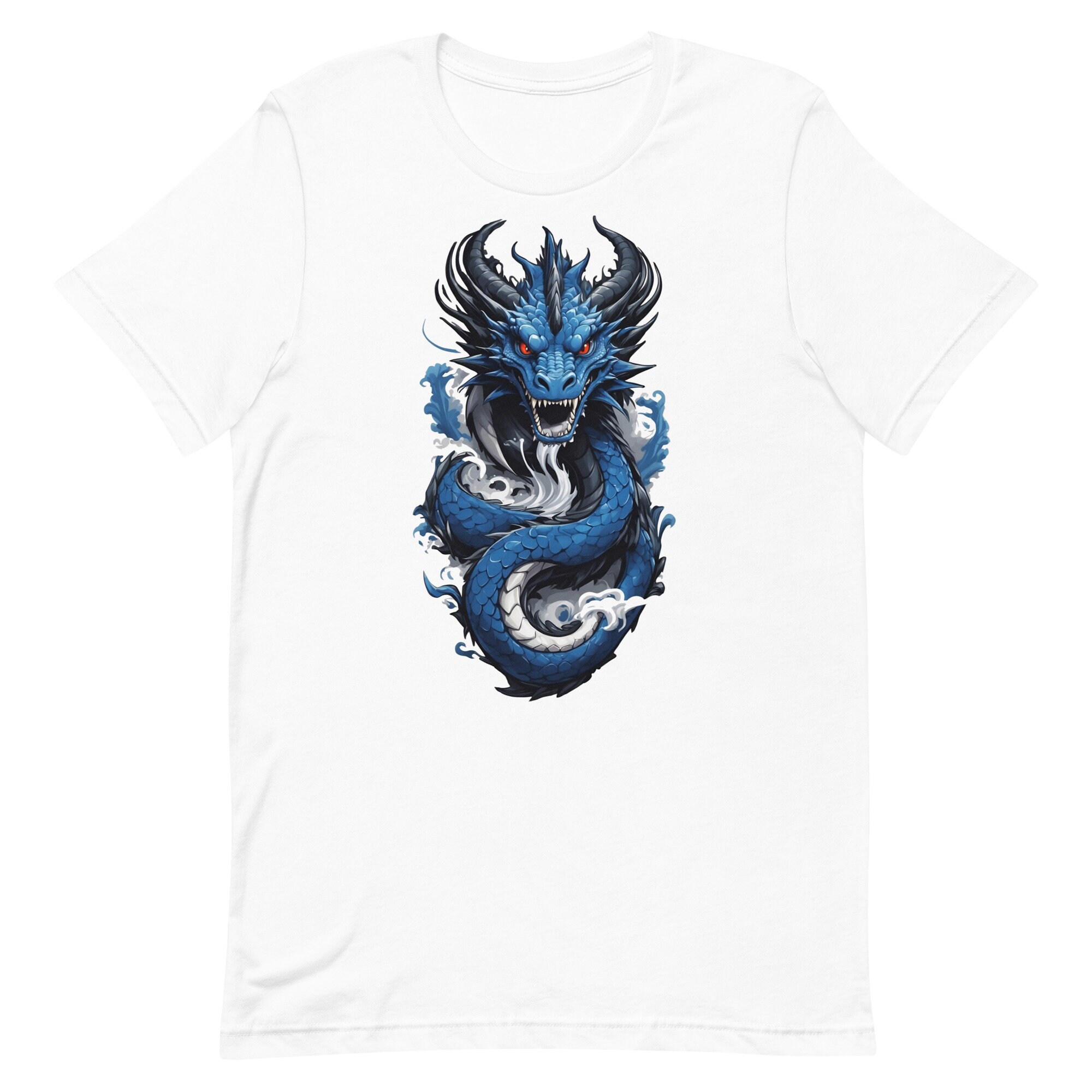 Blue Dragon Design T-shirt | Unisex T-shirt - Etsy