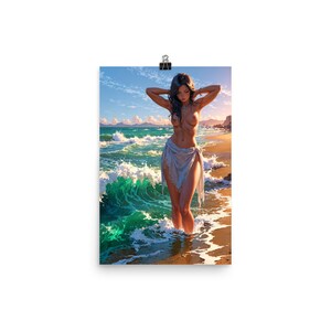 Beach Vibes: Summer Chic Poster NSFW