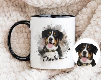 Personalized Pet Portrait Mug: Custom Dog Lover Gift