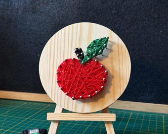 Apple String Art DIY Kit - Nature Craft Project