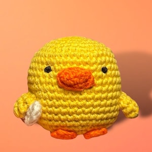 Baby Chicken, Farmhouse Decor, Handmade Chickens, Chicken Gifts, Valentine&#39;s Day Gift, Cute Farm Animals, Chick Crochet