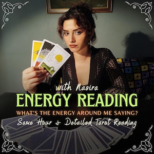 ENERGY READING: What's the energy around me? Same hour Tarot Reading, Spirit Guides, Fast Psychic Reading, Energy Check, Psychic Predictions