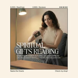 Same Hour Spiritual Gifts Reading, Psychic Abilities, Empath - Energy Sensitivity Tarot Insight