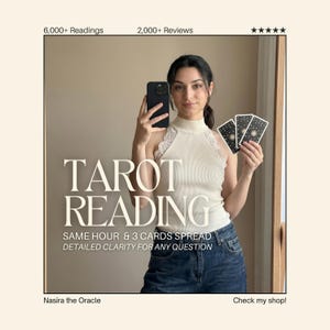 即日タロット占い、サイキックリーディング、恋愛占い、マインドリーディング、キャリアリーディング、未来予測、1時間で詳細リーディング - ナシラ