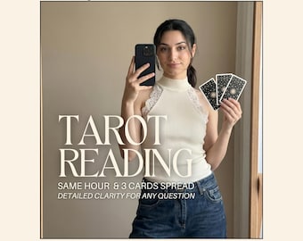 SAME HOUR Tarot Reading, Psychic Reading, Love Reading, Mind Reading, Career Reading, Future Predictions, Detailed Reading in 1 hour -Nasira