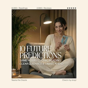 Lettura psichica nella STESSA ORA, 10 previsioni future • Approfondimento dettagliato sui tarocchi • Chiarezza sul percorso di vita, amore e carriera