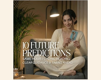 SAME HOUR Psychic Reading, 10 Future Predictions • Detailed Tarot Insight • Life Path, Love, Career Clarity