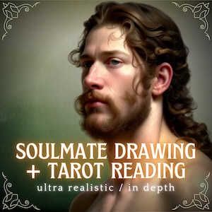 Same Hour Soulmate-tekening - Tarotlezen, realistisch tekenen, soulmate-lezing, snel lezen, paranormaal lezen, liefdeslezing - door Nasira