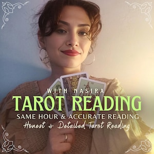 SAME HOUR Tarot Reading, Psychic Reading, Love Reading, Mind Reading, Career Reading, Future Predictions, Detailed Reading in 1 hour -Nasira