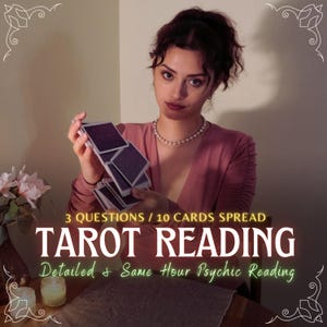 Same Hour Tarot Legung | Stellen Sie 3 Fragen | Psychische Lesung | Liebeslesen, Karrierelesen, Zukunftserkenntnis, Gedankenlesen, Genaues Lesen