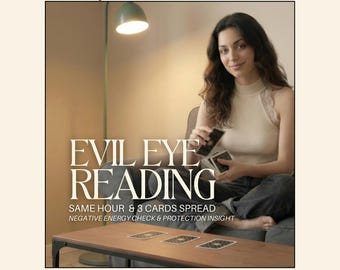 Same Hour Evil Eye Reading • Negative Energy & Protection Insight • Psychic Aura Check • Clear Guidance