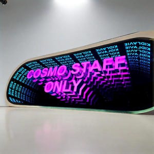 Custom Infinity Mirror Music Studio Sign | Personalized DJ Logo LED Wall Art | Recording Decor | Design Deposit