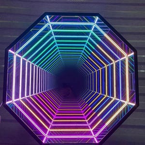 Infinity Mirror Infinity Mirror Wall Decor Infinity Effect LED Light ...