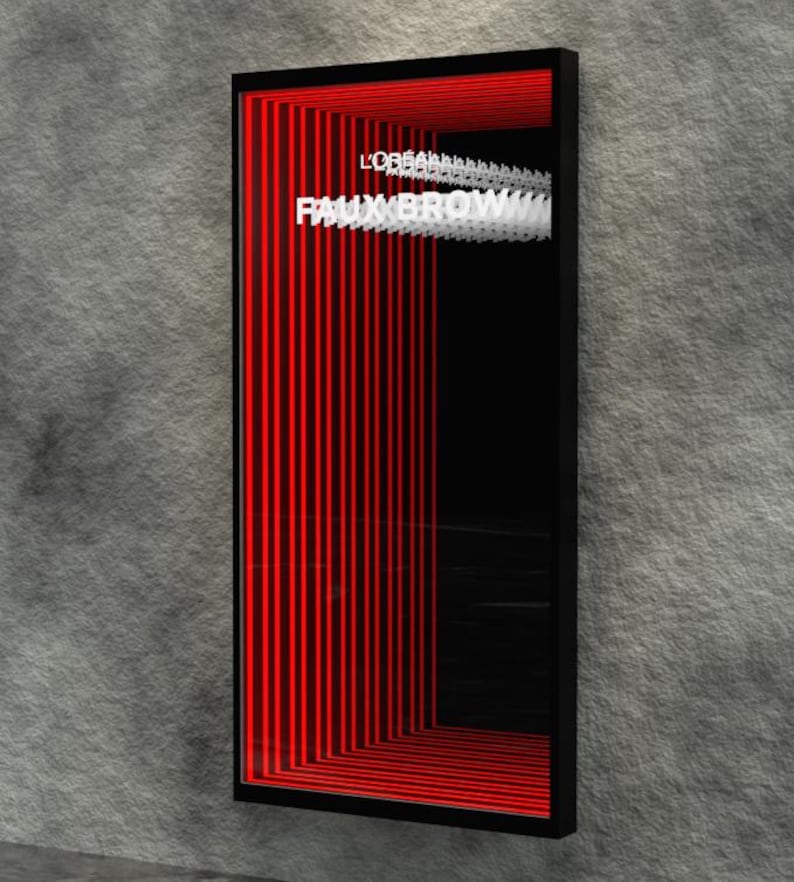 Custom Infinity Mirror | LED 3D Infinity Mirror Light up Sign | Modern ...