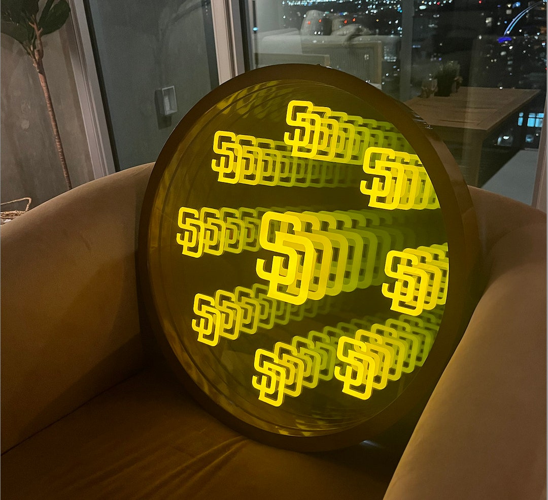 Custom Infinity Mirror Infinity Mirror Infinity Light Etsy