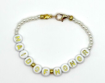 Maid of Honor Bracelet - Gold